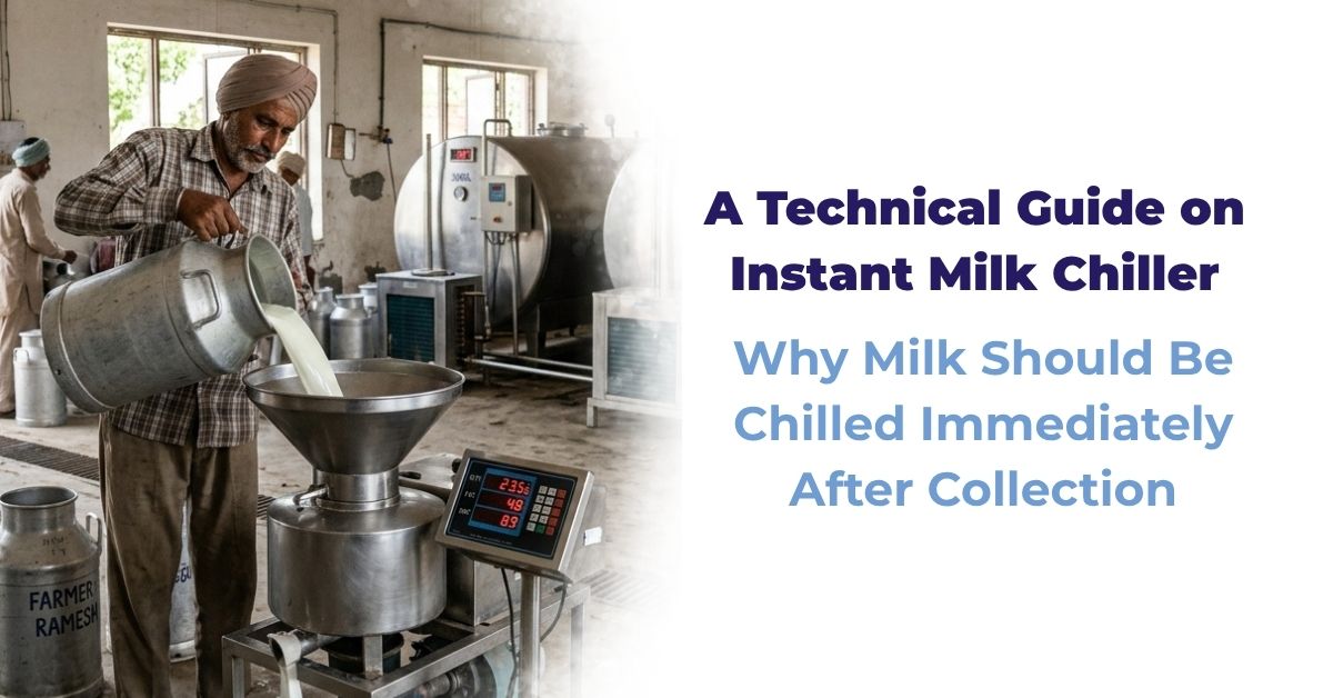 Why Milk Should Be Chilled Immediately After Collection A Technical Guide on Instant Milk Chiller