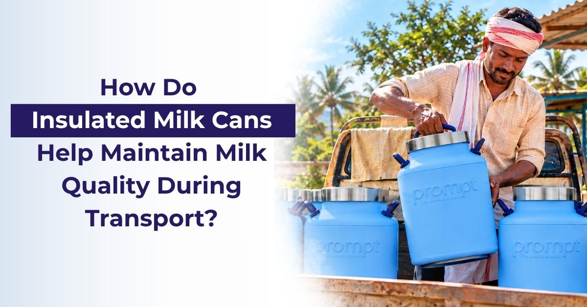 How Do Insulated Milk Cans Help Maintain Milk Quality During Transport